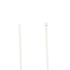 ABB BV - TY23MFR Ty-Rap Stahlnasenkabelbinder flammwidrig, 92x2,4 mm, 80N, V-0, weiß