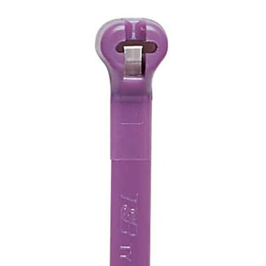 ABB BV - TY23M-7 Ty-Rap Stahlnasenkabelbinder Standard, 92x2,4 mm, 80N, violett