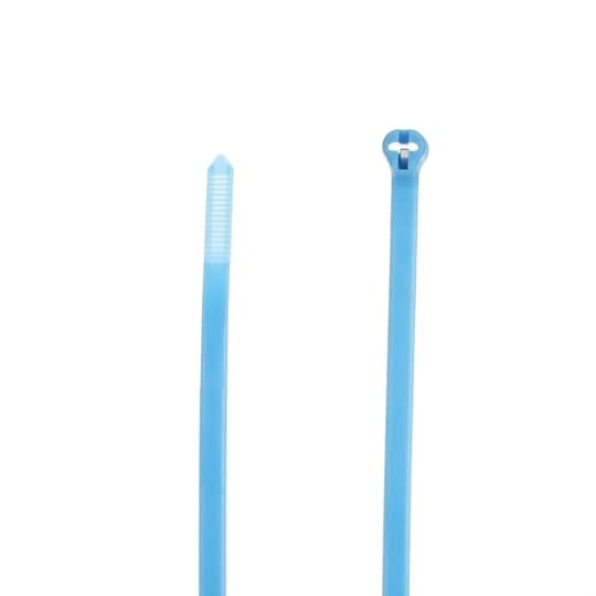 ABB BV - TY27M-6 Ty-Rap Stahlnasenkabelbinder Standard, 340x6,9 mm, 540N, blau
