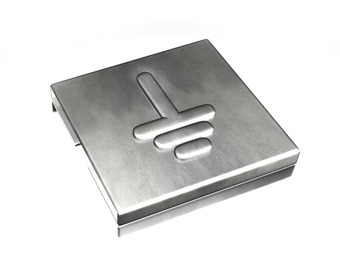 ABB BV - YID-CHAR-EARTH Ty-Met Markierungszeichen 316 Edelstahl-Markierungssystem,Symb,''?''