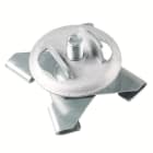 ABB BV - JHX-16S E-Klips Trägerklammer T-Profil-Schienen-Clip mit Schraubnuss,