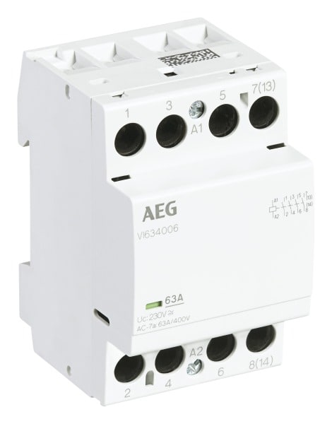 ABB - VI634006 Installationsschütz - 4 NO - 0 NC - 230 V - Steuerstromkreis 50 Hz