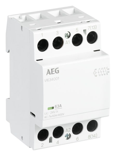 ABB - VI634001 Installationsschütz - 4 NO - 0 NC - 24 V - Steuerstromkreis 50 Hz