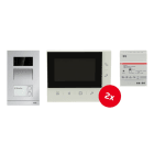 ABB - Sprechanlage Zweifamilienhaus Set Video 4.3 Aufputz - ABB Welcome Mini
