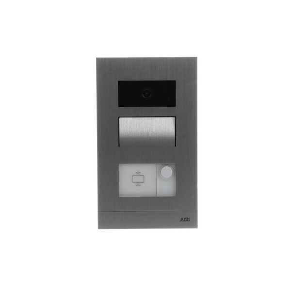 ABB - Türstation UP Video 1-fach mit ID-Kartenleser mit Unterputzdose ABB Welcome Mini