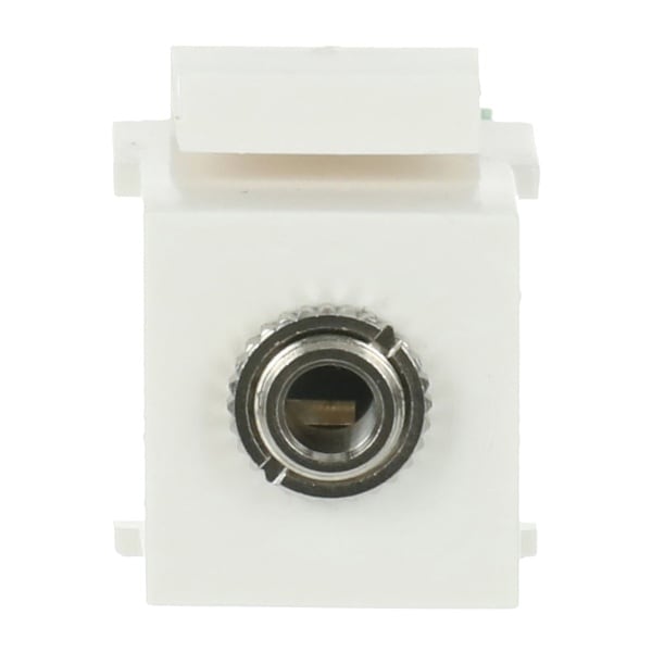 BUSCH-JAEGER - Kupplung 3,5 mm Klinke Keystone alpinweiß