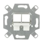 BUSCH-JAEGER - Kommunikationsadapter Keystone gerade Ausführung 2-fach silber