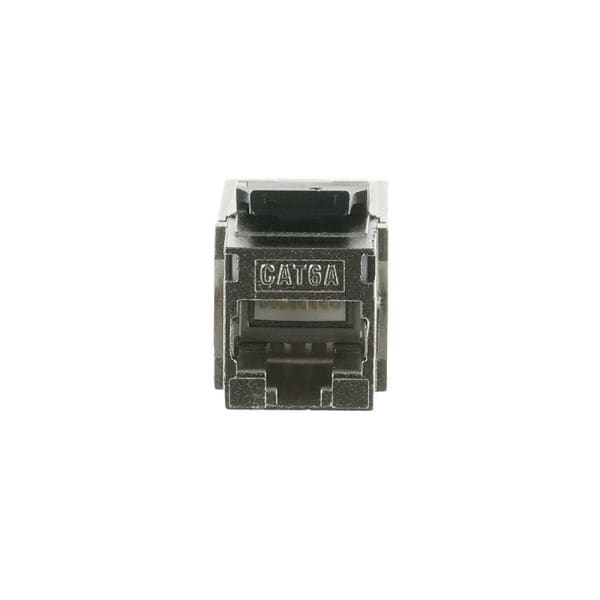 BUSCH-JAEGER - Modular Jack Kupplung gerade Ausführung 90 Grad Keystone RJ45 silber