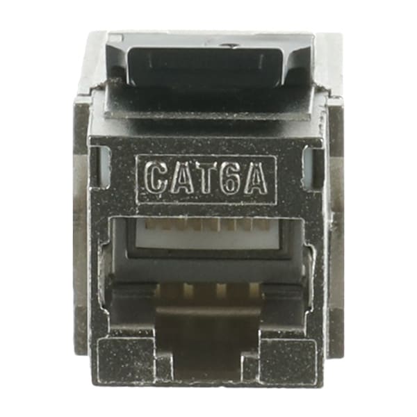 BUSCH-JAEGER - Modular Jack Kupplung gerade Ausführung 90 Grad Keystone RJ45 silber
