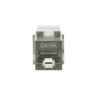 BUSCH-JAEGER - Modular Jack Kupplung gerade Ausführung 180 Grad Keystone RJ45 silber