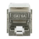 BUSCH-JAEGER - Modular Jack Kupplung gerade Ausführung 180 Grad Keystone RJ45 silber