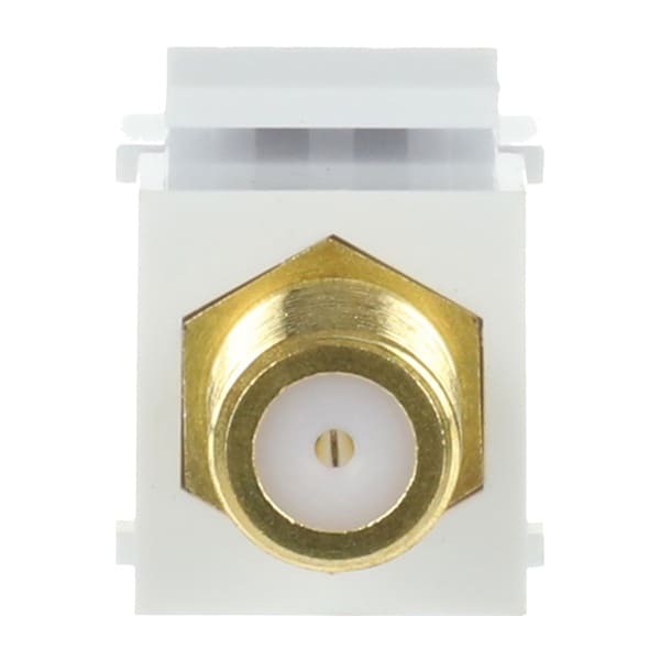BUSCH-JAEGER - BNC F Stecker Modul Keystone weiß