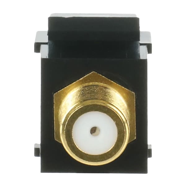 BUSCH-JAEGER - BNC F Stecker Modul Keystone schwarz