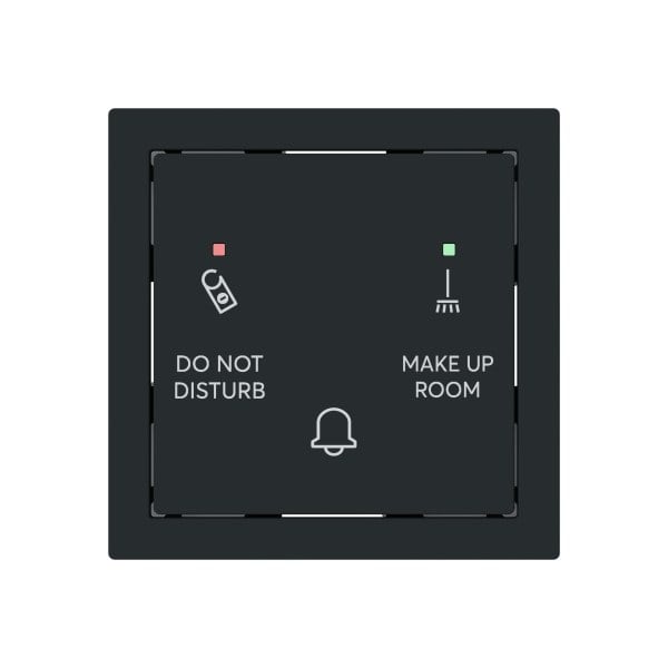 BUSCH-JAEGER - Klingeltaster-Einsatz DND/MUR 24V 0,05A Ausseneinheit schwarz matt - art linear