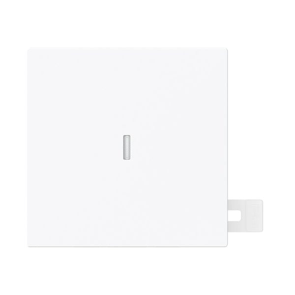 BUSCH-JAEGER - Wippe 1-fach mit kleiner transparenter Kalotte IP44 studioweiß - art linear