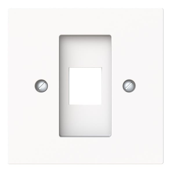 BUSCH-JAEGER - Zentralscheibe mit Tragring Modular-Jack-Einsatz 1-fach studiow matt art linear