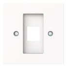 BUSCH-JAEGER - Zentralscheibe mit Tragring Modular-Jack-Einsatz 1-fach studiow matt art linear
