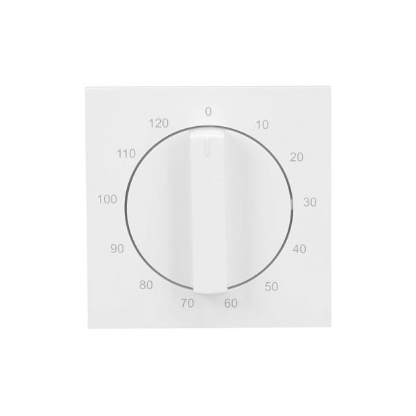 BUSCH-JAEGER - Zentralscheibe Drehknopf Zeitschaltuhr Aufdruck 10-120 studioweiß - art linear