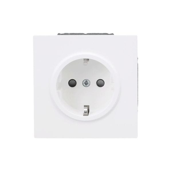 BUSCH-JAEGER - SCHUKO Steckdose Safety+ ohne Spreize studioweiß matt - art linear