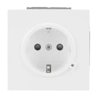 BUSCH-JAEGER - SCHUKO Steckdosen-Einsatz Safety+ mit Kontrolllicht studioweiß - art linear
