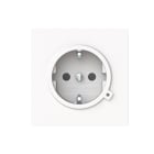 BUSCH-JAEGER - SCHUKO Steckdosen-Einsatz Safety+ mit Kontrolllicht studioweiß matt - art linear