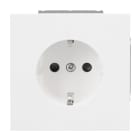 BUSCH-JAEGER - SCHUKO Steckdosen-Einsatz ''flat'' Safety+ studioweiß matt - art linear