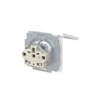 BUSCH-JAEGER - SCHUKO Steckdose Safety+ mit Klappdeckel ohne Spreize studioweiß - art linear