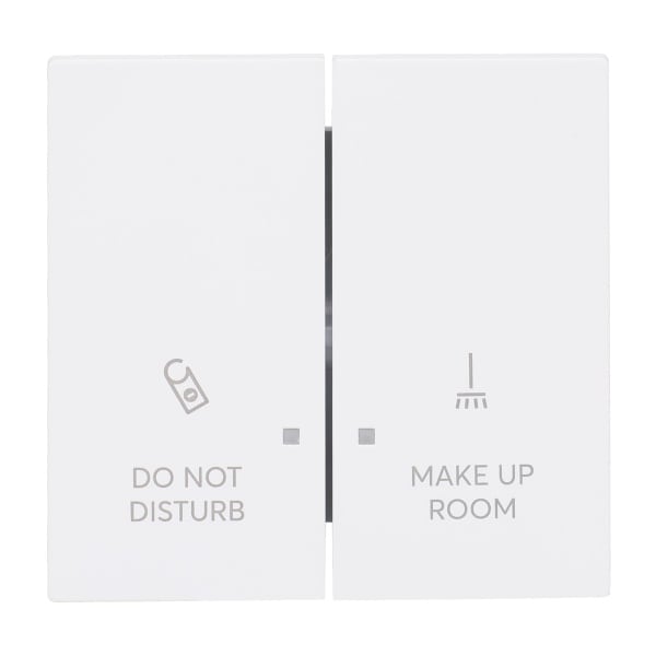 BUSCH-JAEGER - Wippe 2-fach DND/MUR Zimmereinheit mit Konrollfenster studiow matt - art linear