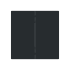 BUSCH-JAEGER - Smart Switch 2-fach Wippe schwarz matt - Busch-art linear