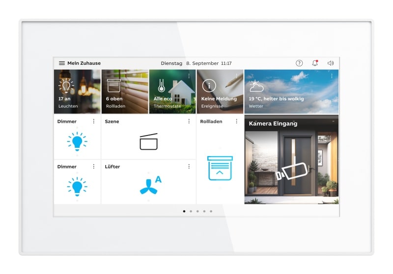 BUSCH-JAEGER - Busch-OneTouch 7'' LAN + Wi-Fi weiß - f@h, Busch-Welcome 2-Draht und Welcome IP