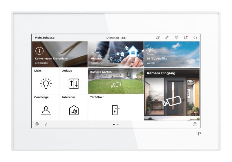 BUSCH-JAEGER - IP Touch Lite 7'' LAN + Wi-Fi weiß - Busch-Welcome IP