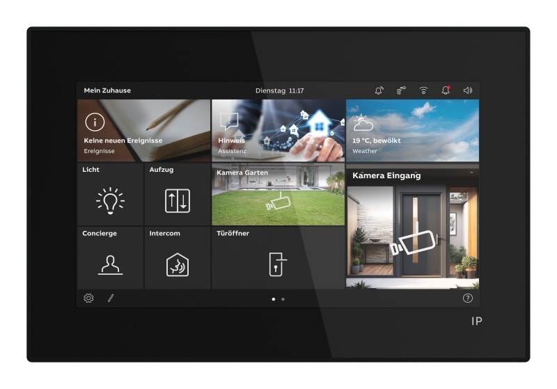 BUSCH-JAEGER - IP Touch Lite 7'' LAN + Wi-Fi schwarz - Busch-Welcome IP