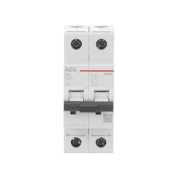 AEG - Leitungsschutzschalter - EN100 - 2P - 6 A - D10 kA