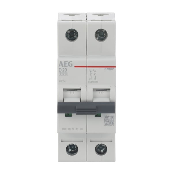 AEG - Leitungsschutzschalter - EN100 - 2P - 20 A - D10 kA