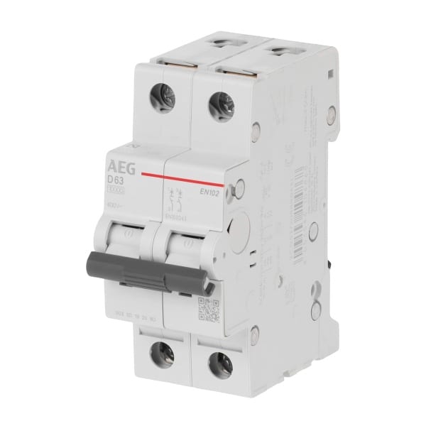 AEG - Leitungsschutzschalter - EN100 - 2P - 63 A - D10 kA