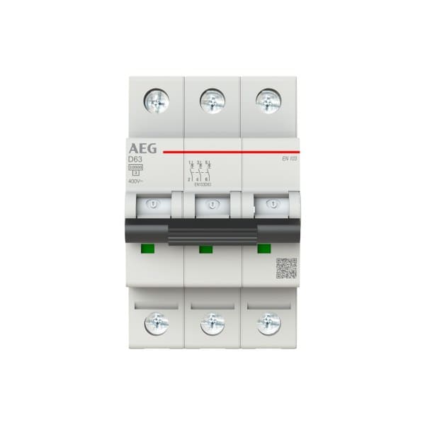 AEG - Leitungsschutzschalter - EN100 - 3P - 63 A - D10 kA