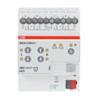 ABB - KNX Jalousie-/Rollladenaktor 4-fach mit Fahrzeitermittlung / manueller Bedienung