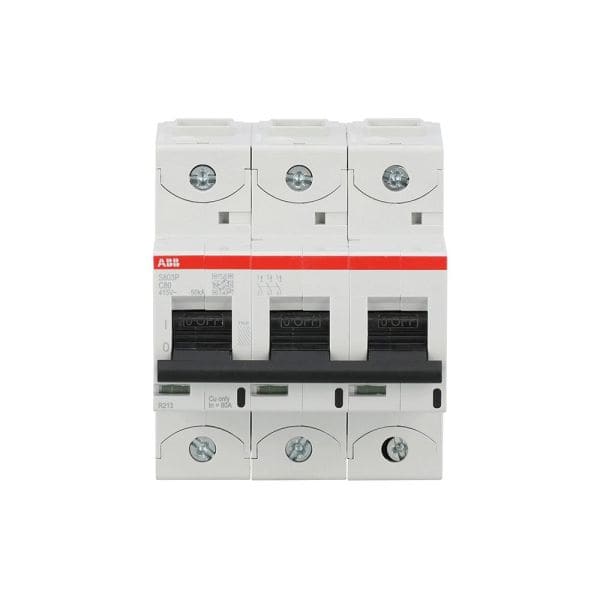 ABB - HLS-Sicherungsautomat 3-polig Charakteristik C Bemessungsstrom 80A 50kA/400VAC