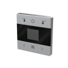 BUSCH-JAEGER - Zentralscheibe für Raumtemperaturregler mit Display alusilber - Plattform 63