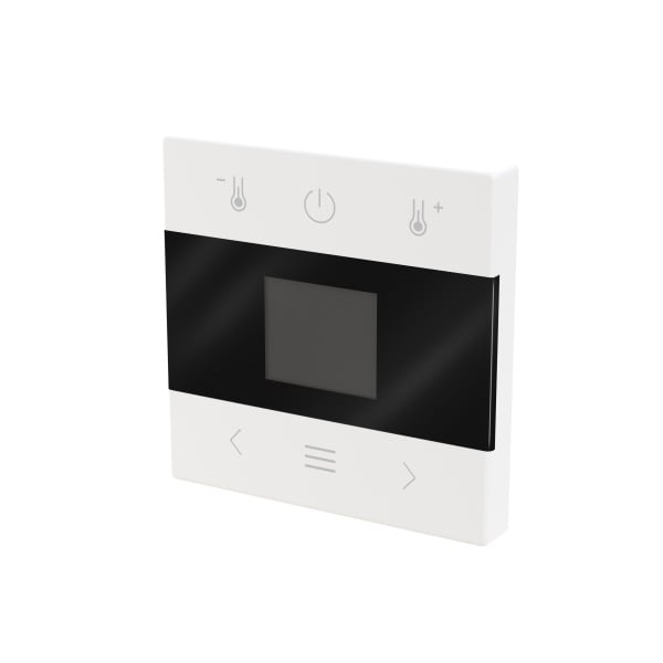 BUSCH-JAEGER - Zentralscheibe für Raumtemperaturregler mit Display studioweiß - Plattform 63