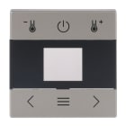 BUSCH-JAEGER - Zentralscheibe für Raumtemperaturregler mit Display edelstahl - pur edelstahl
