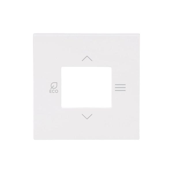 BUSCH-JAEGER - KNX Zentralscheibe für Raumtemperaturregler 6109/18 /28 studioweiß - art linear