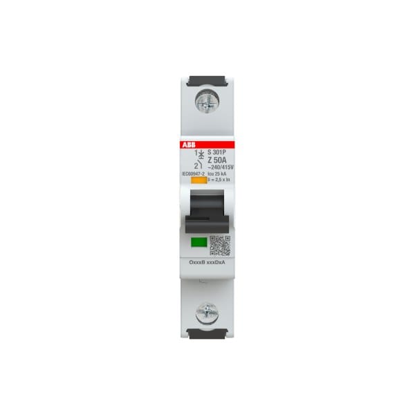 ABB - Sicherungsautomat 1-polig Charakteristik Z Bemessungsstrom 50A 25kA