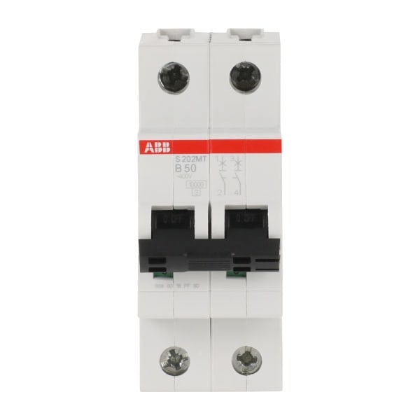 ABB - Sicherungsautomat 2-polig Charakteristik B 50A 10kA Bahnzulassung