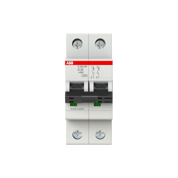 ABB - Sicherungsautomat 2-polig Charakteristik D 25A 10kA Bahnzulassung