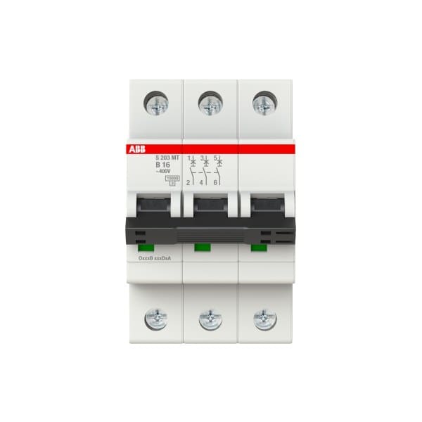 ABB - Sicherungsautomat 3-polig Charakteristik B 16A 10kA Bahnzulassung