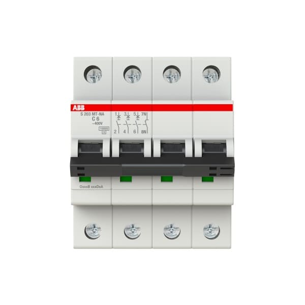 ABB - Sicherungsautomat 3+N-polig Charakteristik C 6A 10kA Bahnzulassung
