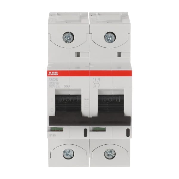 ABB - HLS-Sicherungsautomat 2-polig Charakteristik B Bemessungsstrom 16A AC/DC Anwend