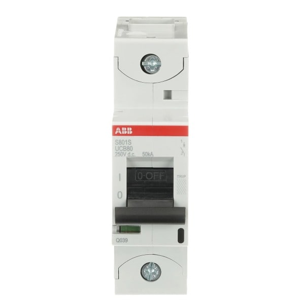 ABB - HLS-Sicherungsautomat 1-polig Charakteristik B Bemessungsstrom 80A AC/DC Anwend