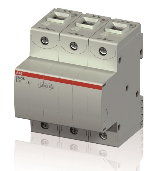ABB - Selbstrückstellender Kurzschlussstrombegrenzer 3-polig 100A 100kA/400VAC IEC-Ver